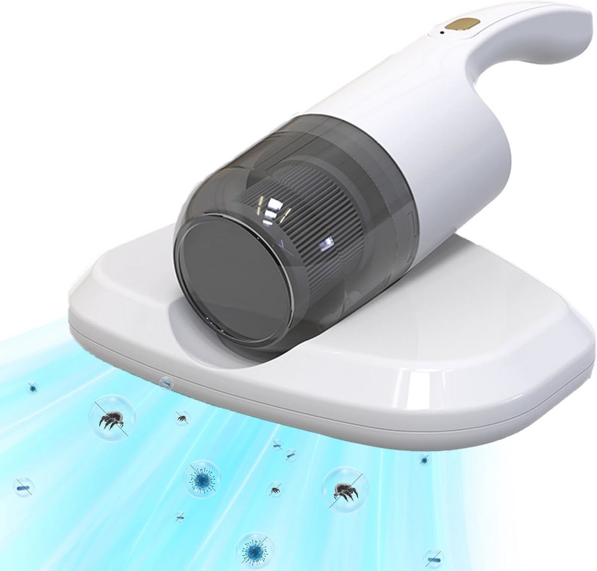 Draadloze Mijtstofzuiger met UV-Licht voor Matrassen en Meubels