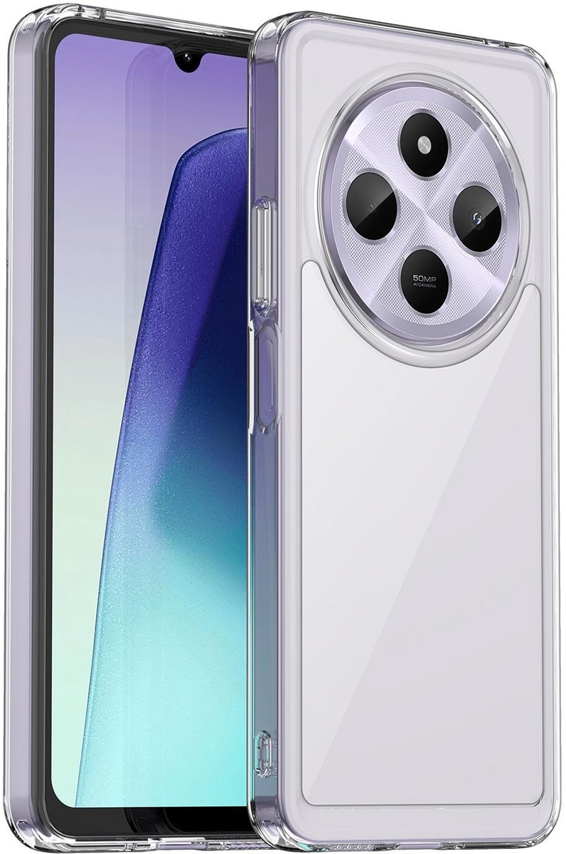 Mobigear Doorzichtig Hoesje geschikt voor Xiaomi Redmi 14C Telefoonhoesje Hardcase | Mobigear Crystal Backcover | Doorzichtig Telefoonhoesje Redmi 14C | Redmi 14C Case | Back Cover - Transparant