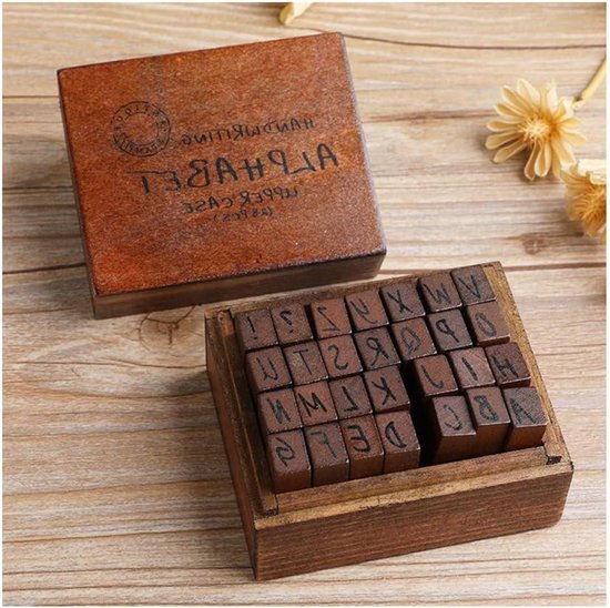 Voordeelset Alfabet stempels: Hoofdletters & kleine letters – Webshop FlexJuf
