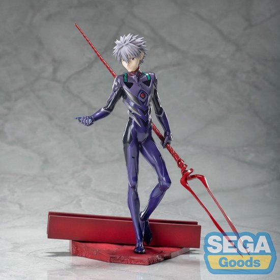 SEGA Evangelion: 3.0+1.0 Thrice Upon a Time Luminasta PVC Statue Kaworu Nagisa x Spear of Longinus 21 cm Beeld