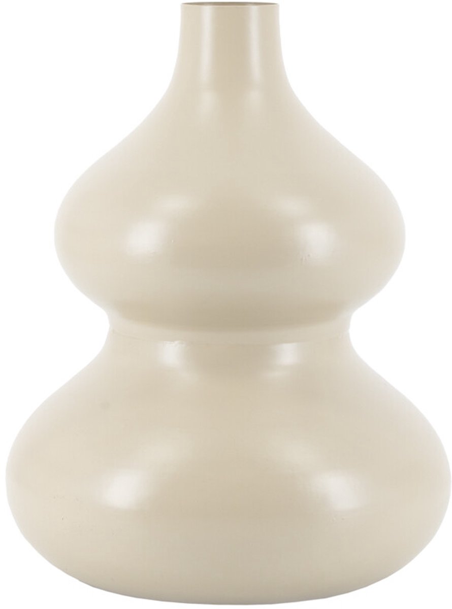 homebound by ky Metalen vaas spheres sand | bloemenvaas Beige