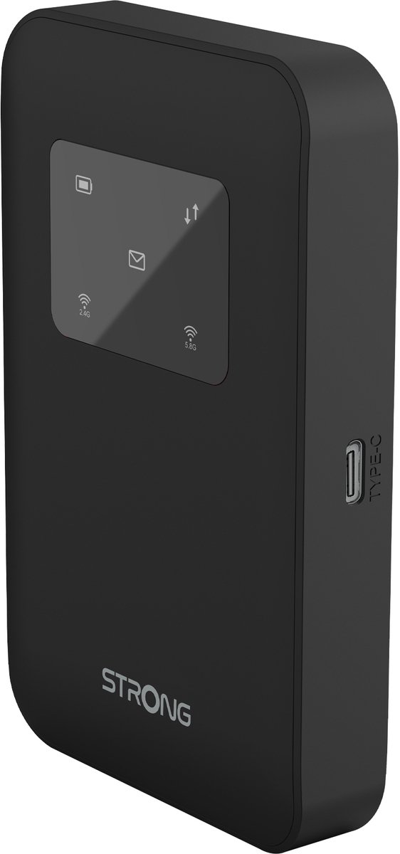 Router STRONG 900 Black USB USB-C 3.2 Gen 1 (3.1 Gen 1) Wi-Fi 5 GHz