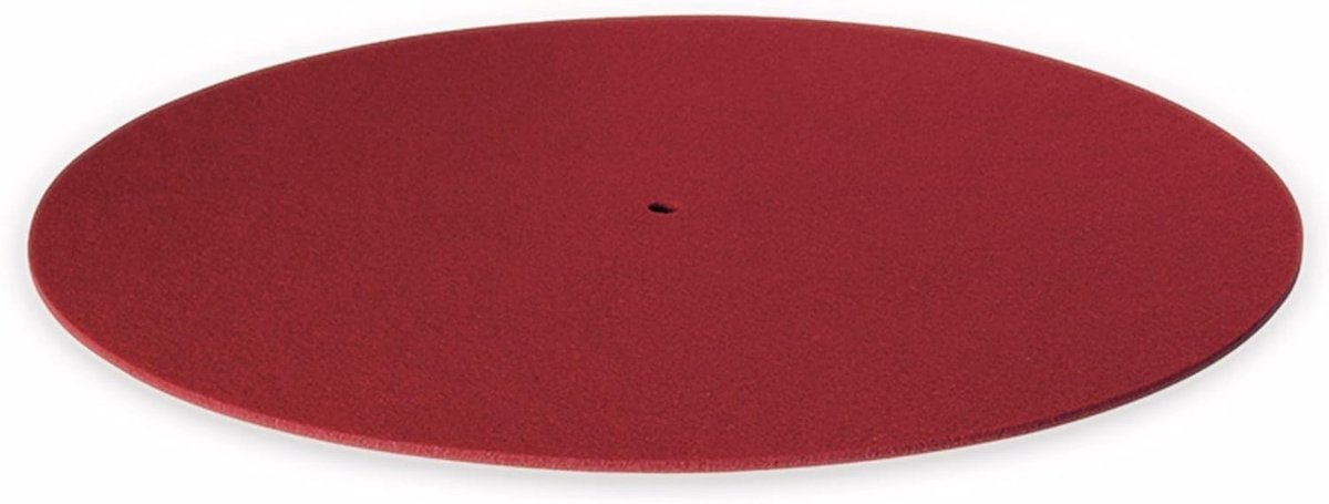 Antistatische Platenplaat voor Platenspelers - 30 cm, Rood