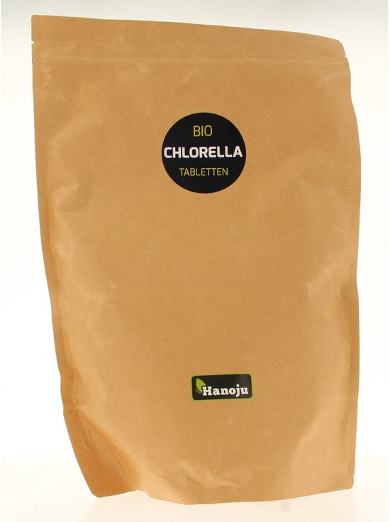 Complément Alimentaire Bio Chlorelle + Bio Spiruline Hanoju - 400 Mg - 300 Comprimés - Neuf