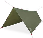 vidaXL - Auvent de camping - Imperméable - 406 x 306 cm - Vert olive