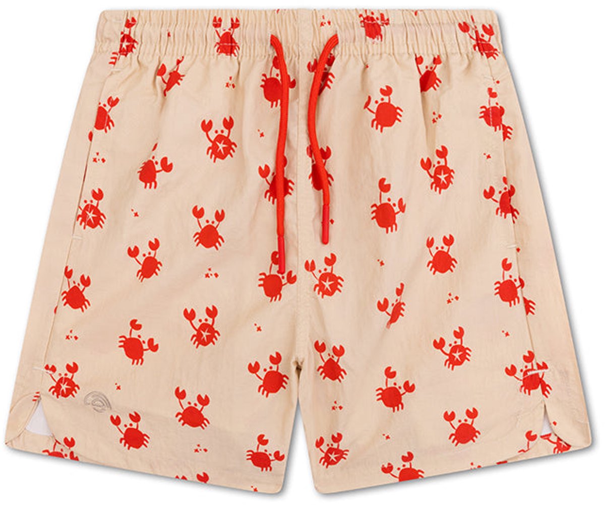 Swim Essentials | Beige/Rode Krabjes UV Zwembroek Jongens