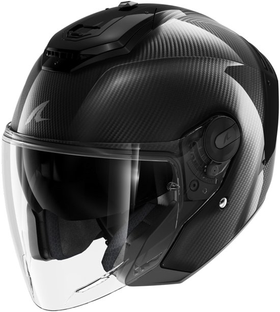 Shark RS JET Full Carbon DAD Carbon Antraciet Carbon Glossy Jethelm - Maat L - Helm