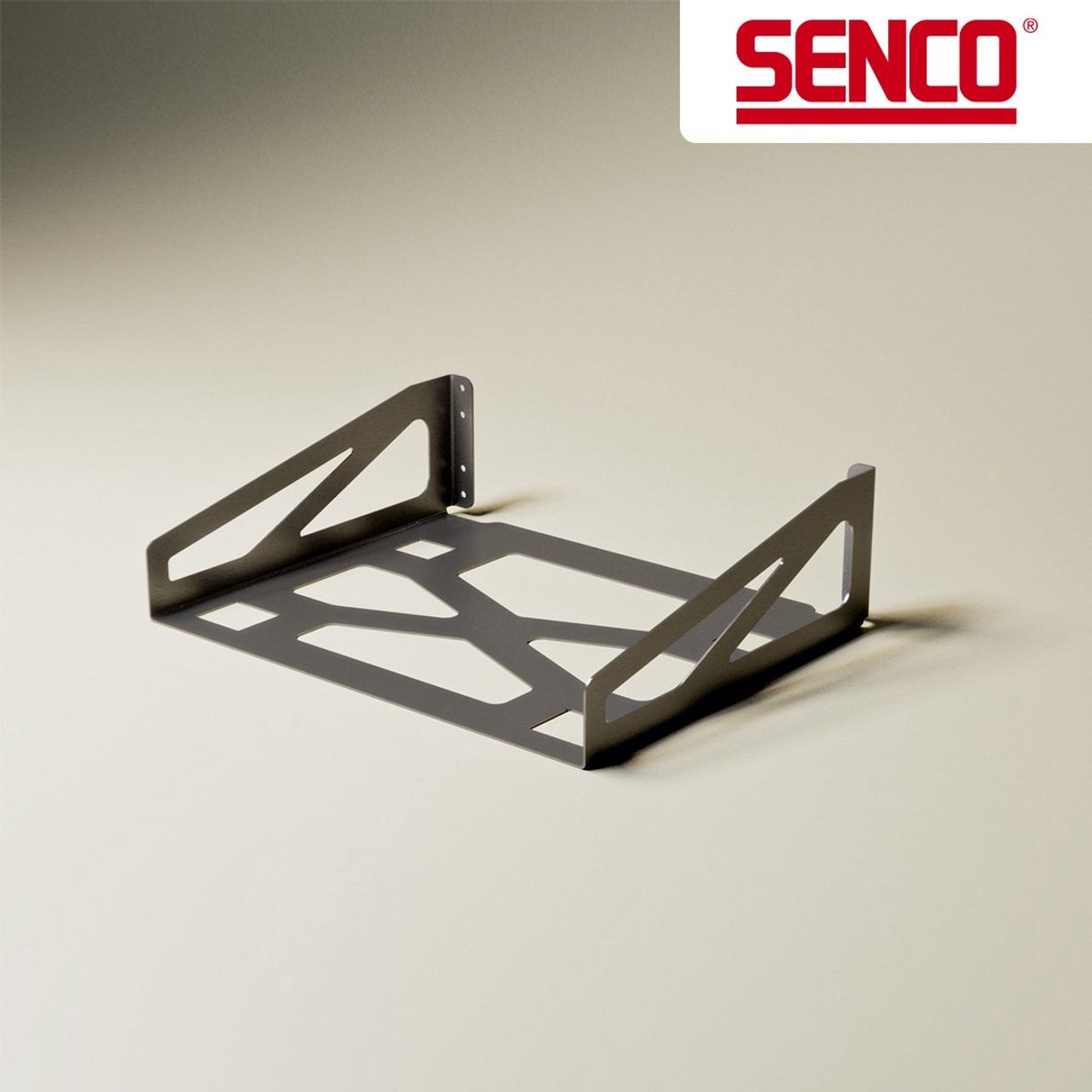 Stackwell Bracket - Gereedschapskist Houder voor Senco T-loc Systainer - Toolcase-Bracket - Opbergsysteem - Gereedschapskofferhouder voor muur & wandmontage - Thermisch verzinkt staal - Roestvrij en duurzaam- Schroeven inbegrepen