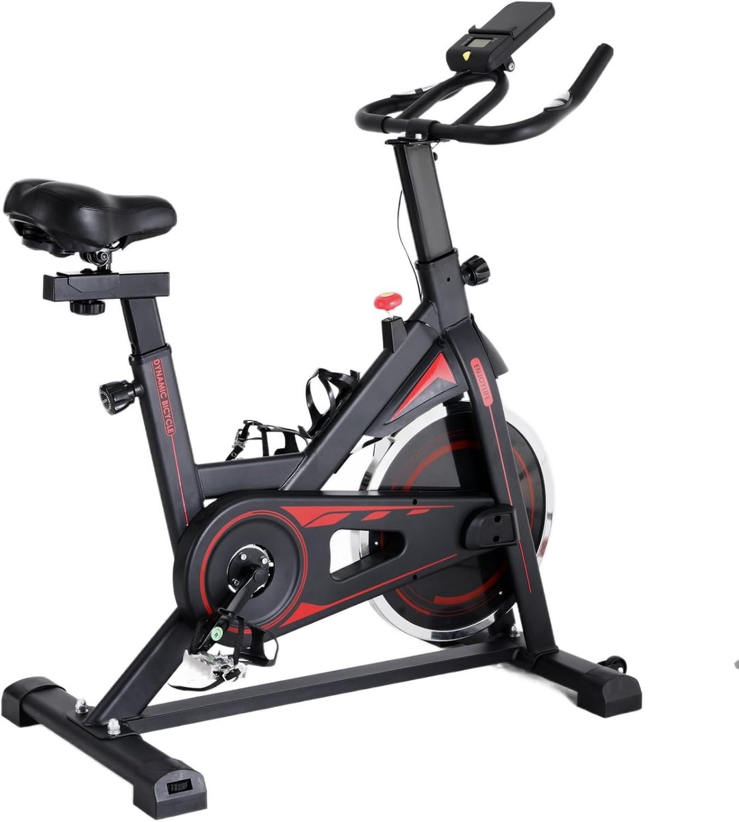 Fitnessfiets voor Thuis met 10 kg Vliegwiel en Instelbare Weerstand
