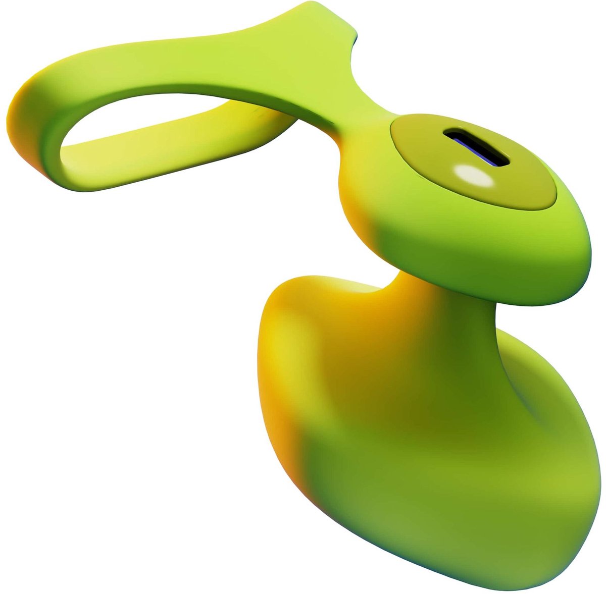 Dame - Fin 2.0 Vinger Vibrator - Citrus