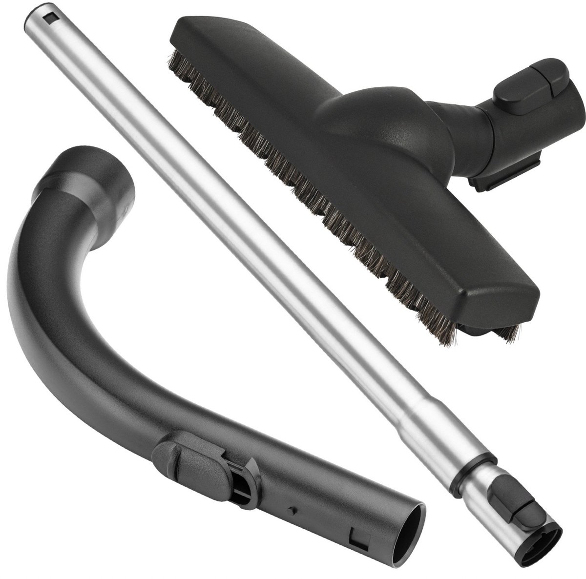 DEGG - 3-Delige stofzuiger set - Geschikt voor Miele - Telescoopbuis + Luxe Parketborstel + Pistoolgreep - Geschikt voor alle Miele modellen - 35mm