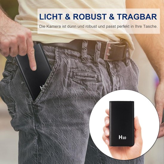 Nisanmoon Verborgen camera, powerbank mini spionagecamera