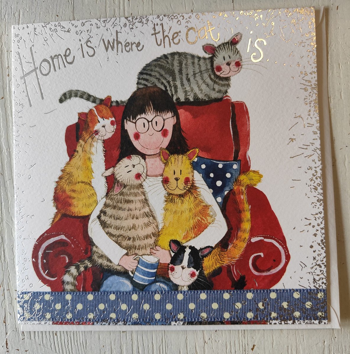 Katdootje - Kaart - Home is where the cat is