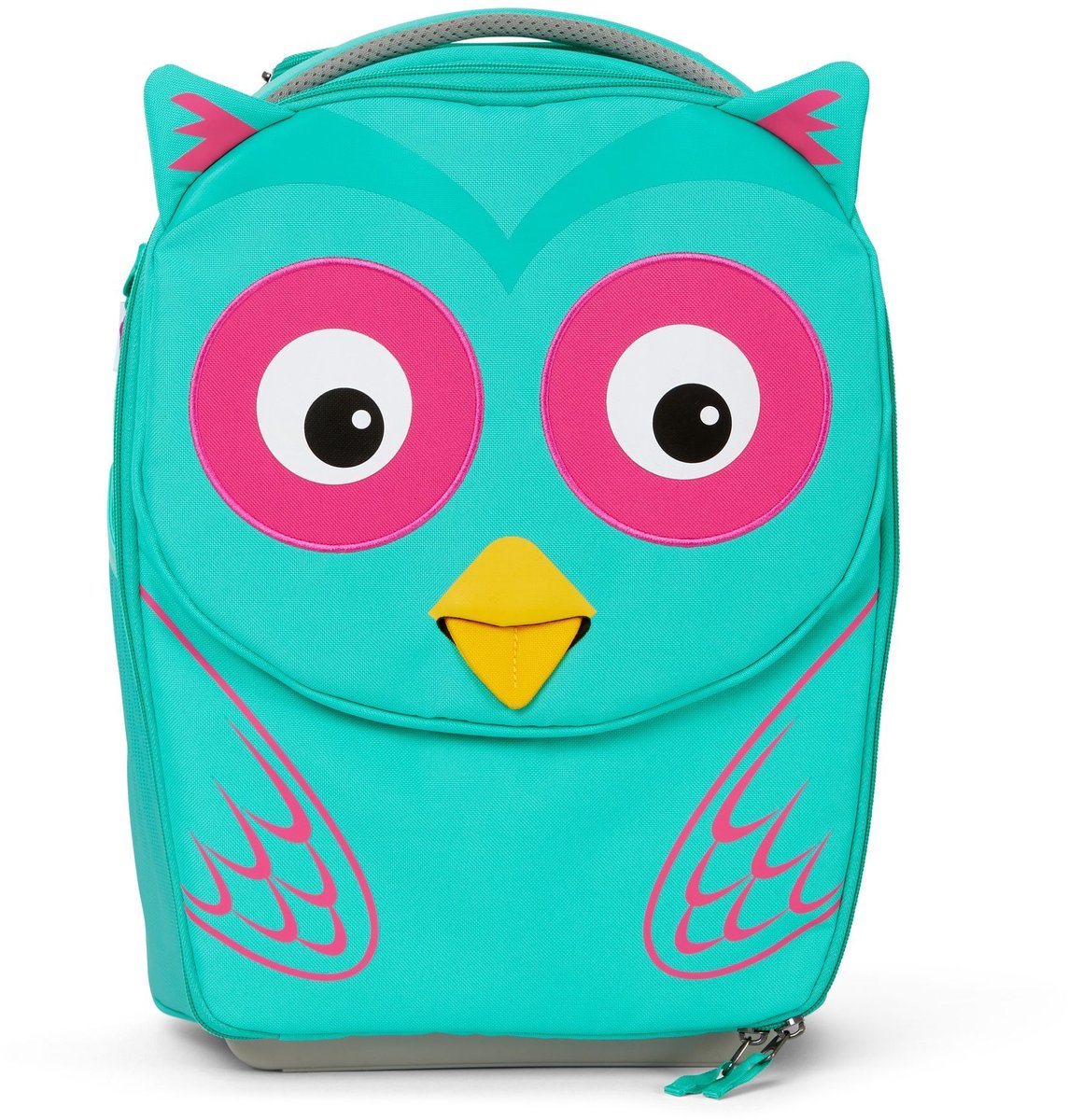 Affenzahn Trolley Koffer Kids Suitcase Eule Turquoise 42cm