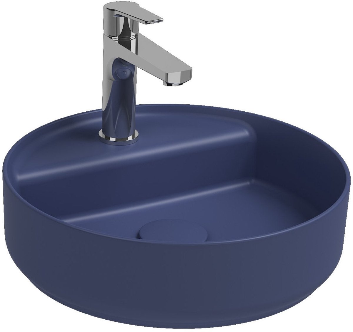 Isvea Infinity Wastafel Rond - Donkerblauw
