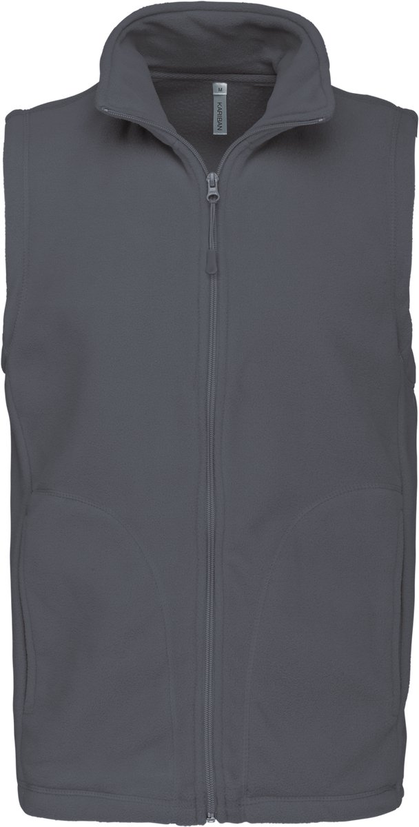 Kariban Bodywarmer van microfleece heren K913 - Convoy Grey - 5XL