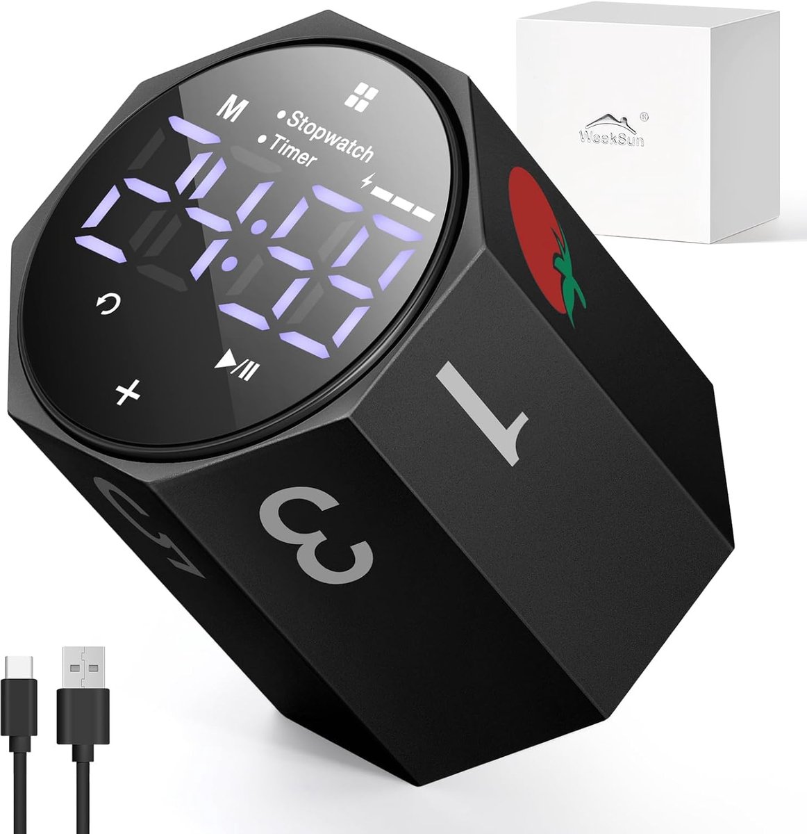 Lexium Pomodoro Timer - Kookwekker - Kookwekkers - Kookwekker Tomaat