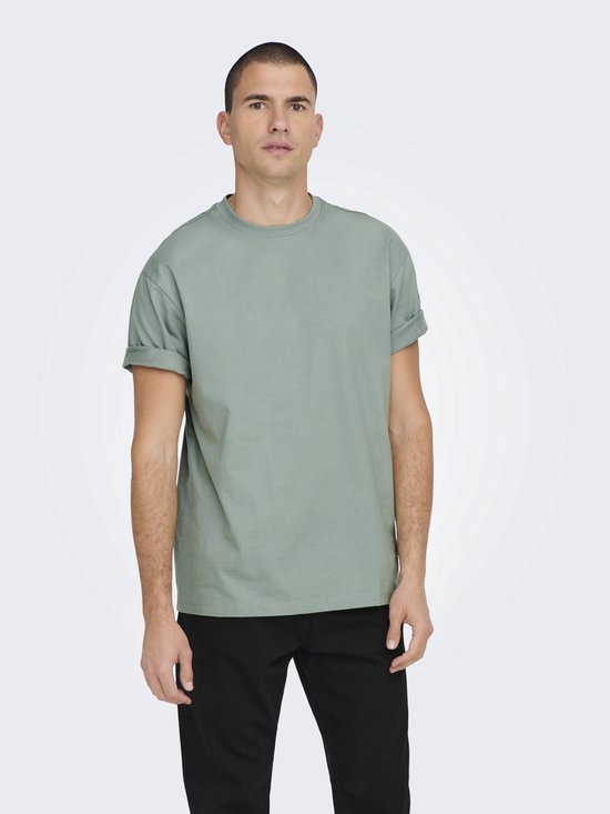 Only & Sons T Shirt Onsfred Rlx Ss Tee Noos 22022532 Chinois Vert Homme Taille - S
