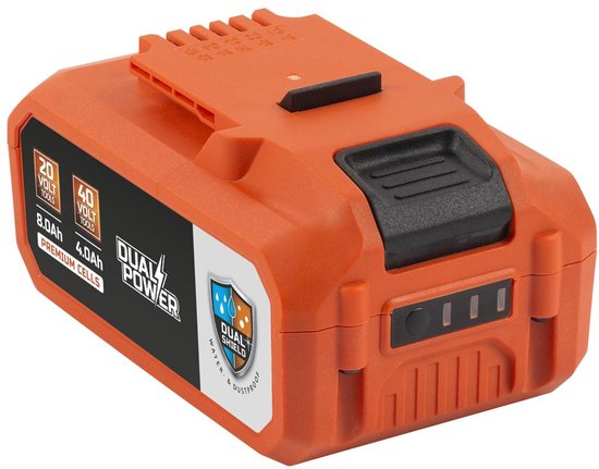 Dual Power batterij POWDP9023-20V, 3.0Ah - accu voor 20V toestellen - led-stroomindicator - batterijplatform