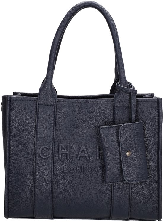 Charm London Bond Shopper - Sac à bandoulière - Bandoulière - Élégant - Étui - Sac fourre-tout - Blauw