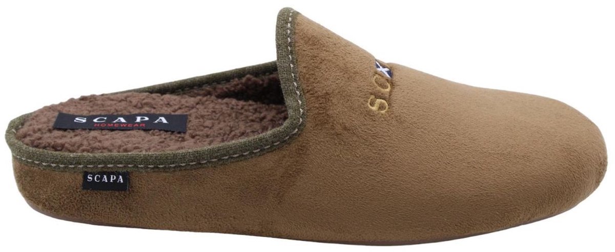 Scapa - Pantoffels - Bruin - Heren - Maat 44 -