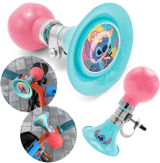 DISNEY Stitch TROMPETTE DE VÉLO, KLAXON DE VÉLO, BIP DE VÉLO, CLOCHE pour fille DISNEY Stitch TROMPETTE DE VÉLO, KLAXON DE VÉLO, BIP DE VÉLO, CLOCHE pour fille