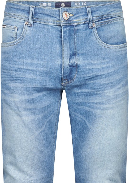 Petrol Industries - Jeans Seaham Slim Fit Everglades pour homme - Blauw - Taille W31L36