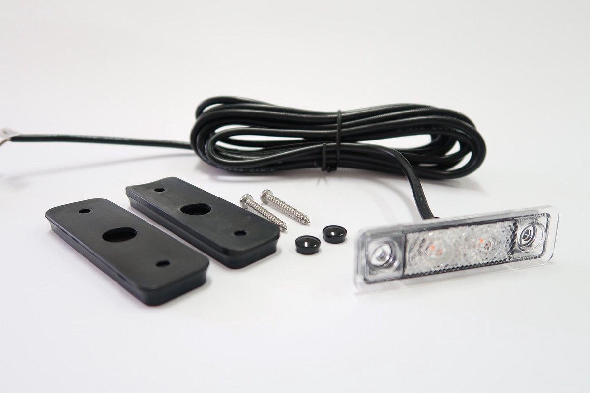 Markeringslicht - Ledson - Astral - 3.1 - 7.9cm - Helder - Amber - 12V-24V