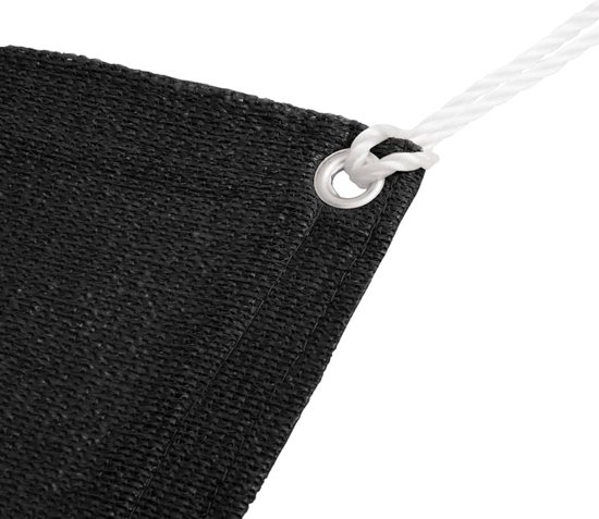 vidaXL - Tenttapijt - 200x200 - cm - zwart van Vidaxl — afbeelding 5