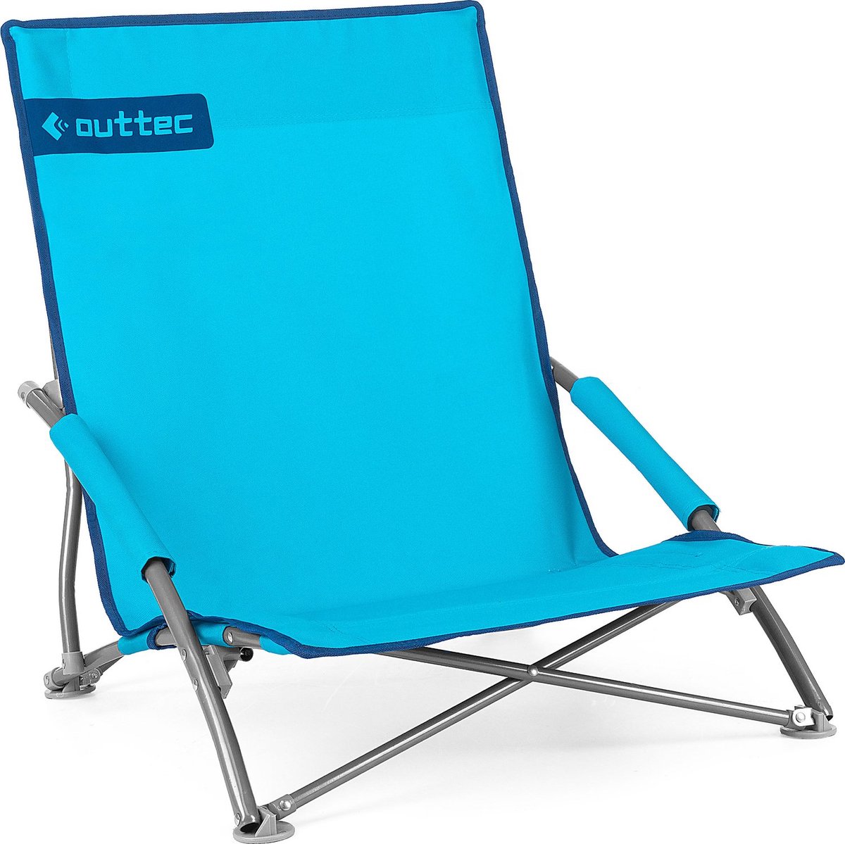 Outtec® Campingstoel - Strandstoel - Vouwstoel - tot 125kg - Draagtas - Visstoel, Tuinstoel, Lichte Campingstoel