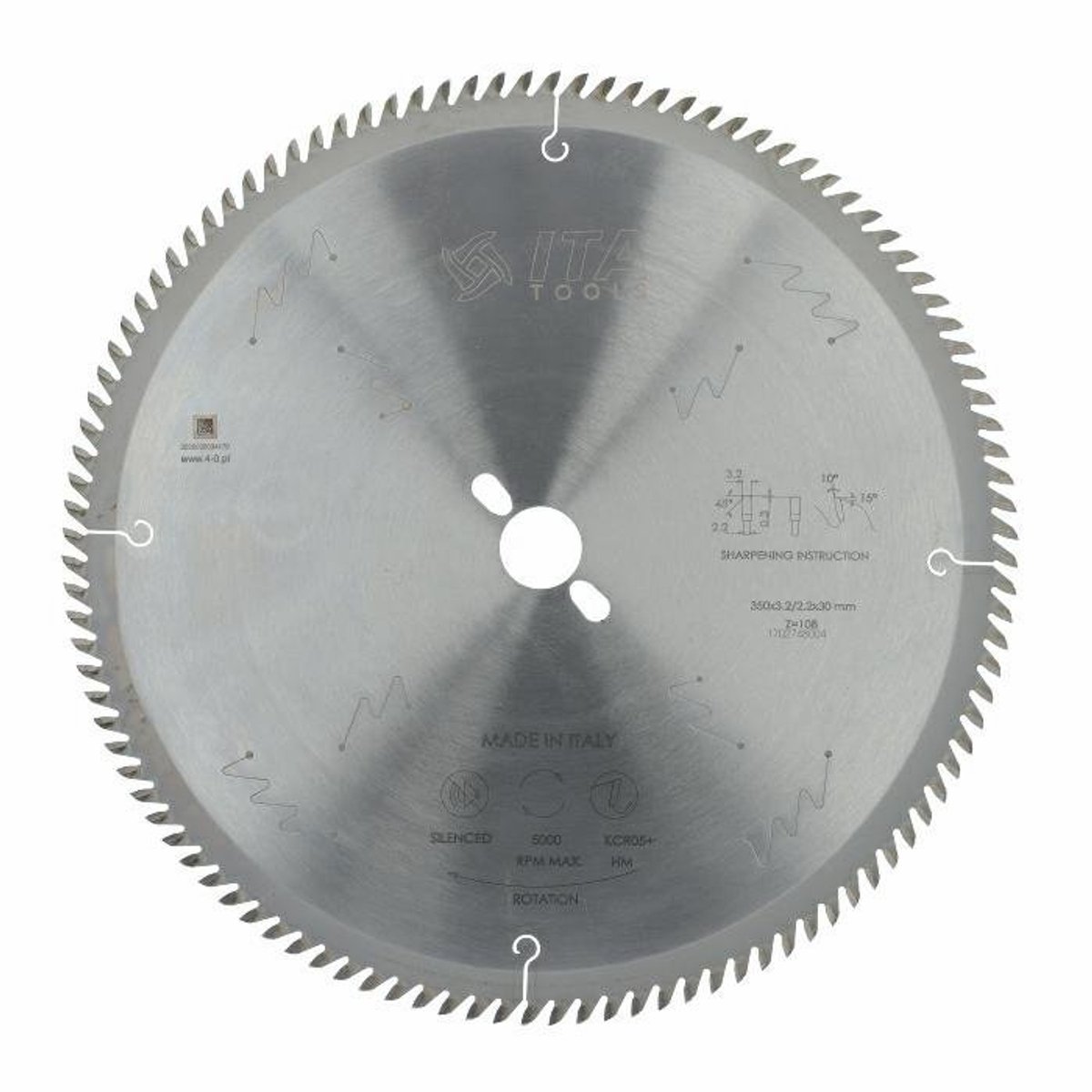 P15 zaag, HM, D=350 F=30 Z=108 K/P=3,2/2,2 TP PH03 KCR05+