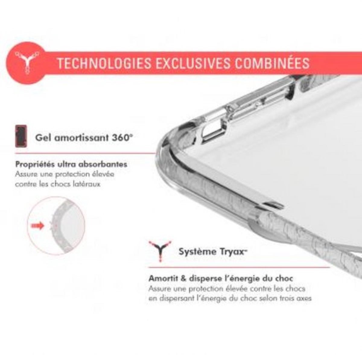 Force Case, Versterkte hoes Geschikt voor Samsung Galaxy S10E LIFE, Transparant