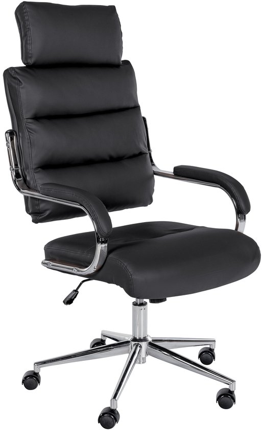 CLP Amadora Bureaustoel - Ergonomisch - Voor volwassenen -, Kleur:wit, materiaal:Imitatieleer CLP Amadora Bureaustoel - Ergonomisch - Voor volwassenen -, Kleur:wit, materiaal:Imitatieleer