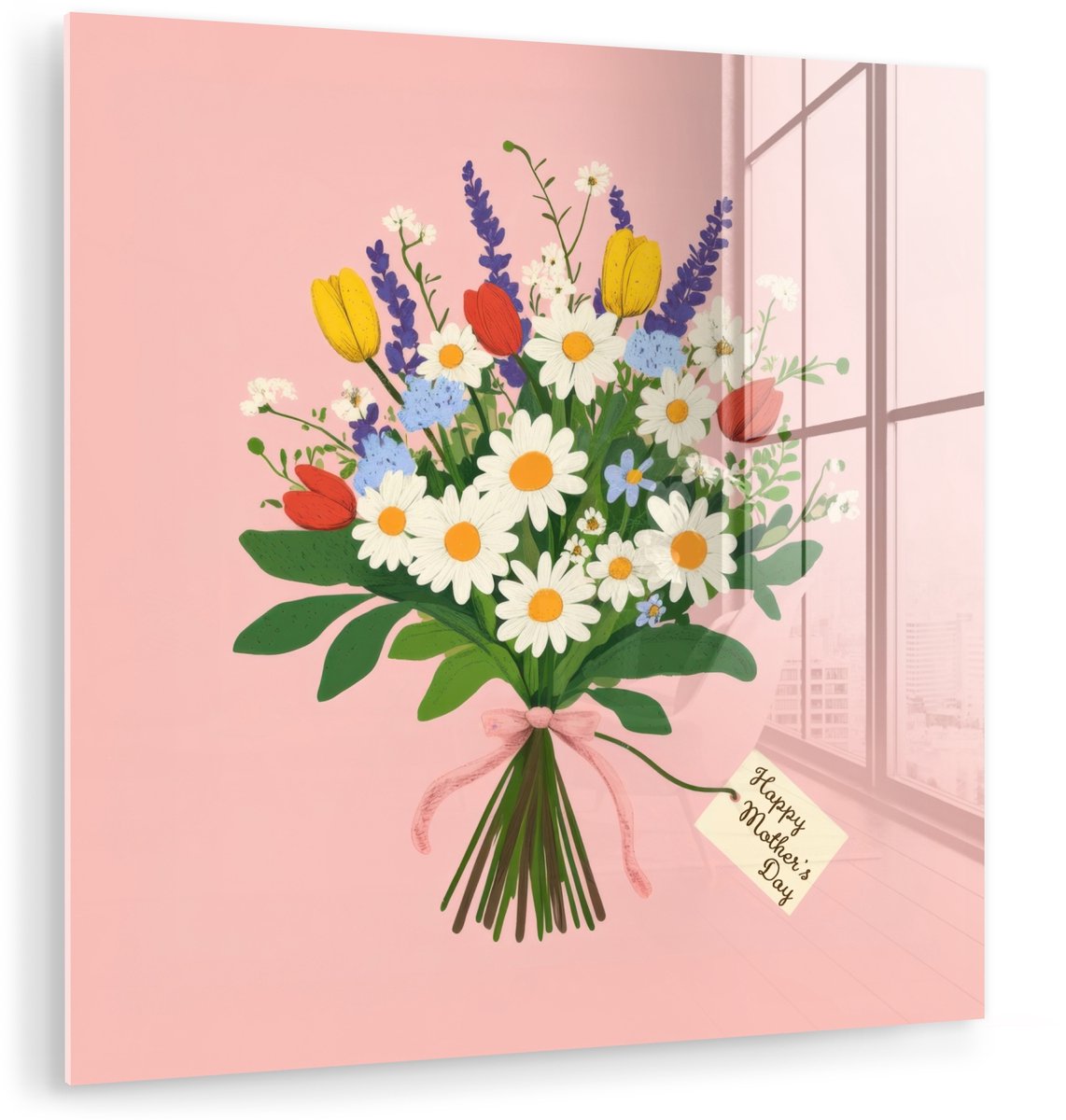Bloemen - Lint - Kaartje