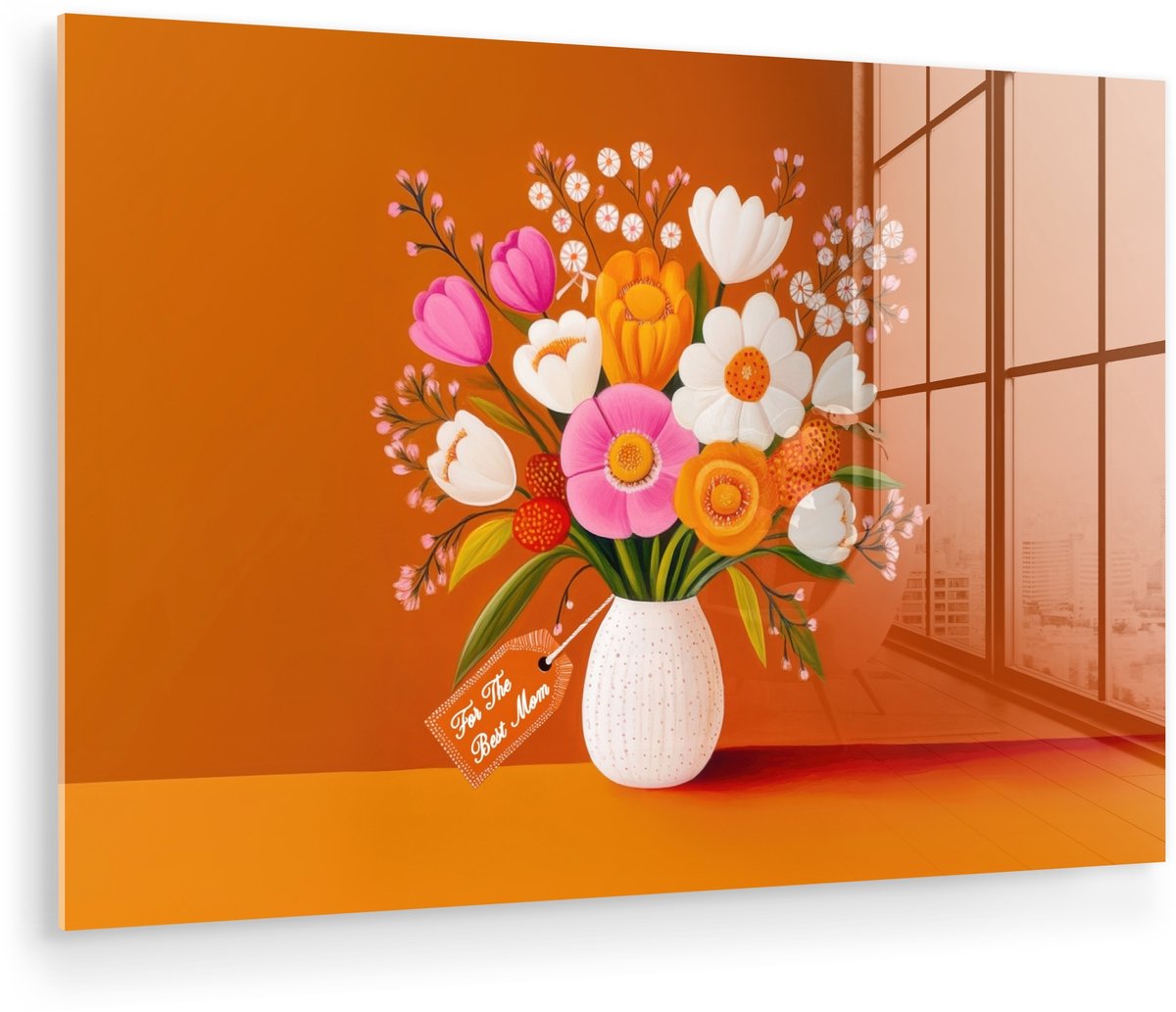 Vaas - Bloemen - Oranje