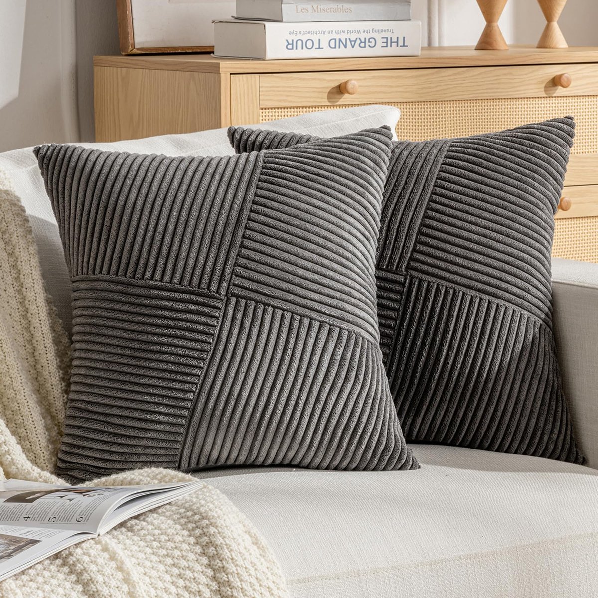 Ibenzoa® Kussenhoezen voor Stijlvolle en Comfortabele Woondecoratie in Diverse Kleuren en Maten
