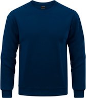 SWEATER 100% GEKAMD FLEECE 320 G/M² DONKERBLAUW