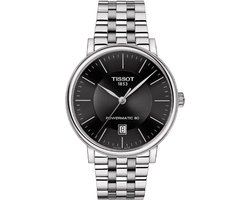 Tissot Carson Premium Powermatic 80 T1224071105100 Horloge - Staal - Zilverkleurig - Ø 40 mm