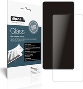 dipos I 2x Pantserfolie mat compatibel met Xiaomi Mi MIX 4 Beschermfolie 9H screen-protector (expres kleiner dan het glas omdat het gebogen is)