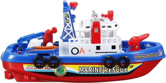 Elektrische brandweerboot voor kinderen | bol.com