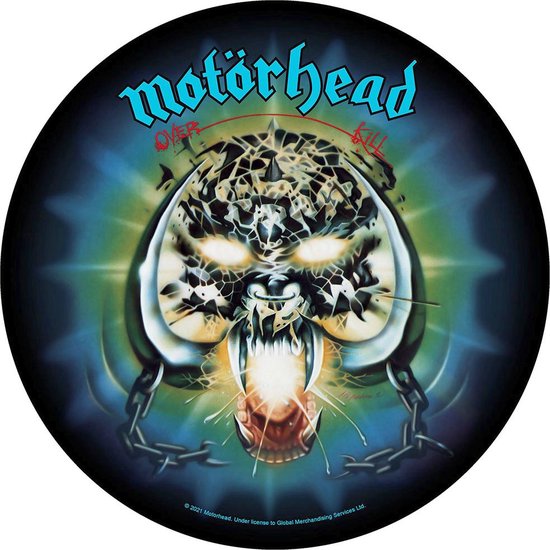 Motorhead Rug Motorhead Rugpatch Overkill Multicolours | bol.com