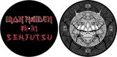 Iron Maiden Platenspeler Slipmat Senjutsu Set van 2 Multicolours