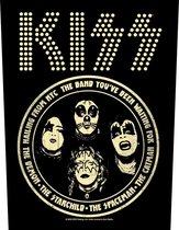 Kiss Rugpatch Hailing From NYC Zwart