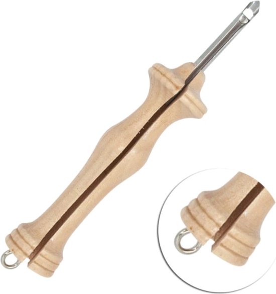 precedent eiwit worstelen Houten punch needle - Borduur naald - Punch naald - 5mm - Ponsnaald set -  Punchpen -... | bol.com