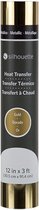 Silhouette Metallic Heat Transfer (Flex) - Goud