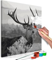 Doe-het-zelf op canvas schilderen - Grey Wildness.