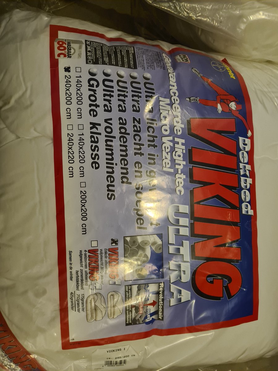 Viking Dekbed 240 x 200 cm enkele uitvoering