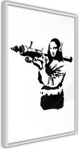 Banksy: Mona Lisa with Bazooka II
