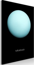 Schilderij - Uranus (1 Part) Vertical.