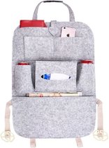 Autostoel Spullen Organizer - Multifunctioneel - Grijze Auto Organizer